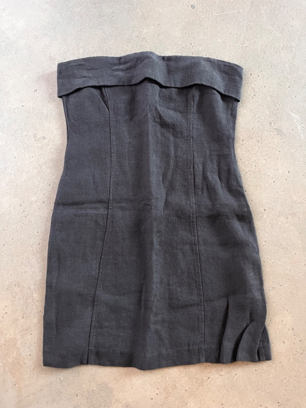 St. Agni Strapless Mini Dress